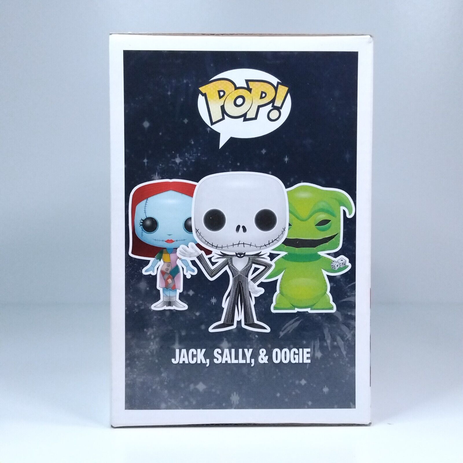 Funko Pop! Nightmare Before Christmas Jack Sally Oogie Metallic MISSING STICKER