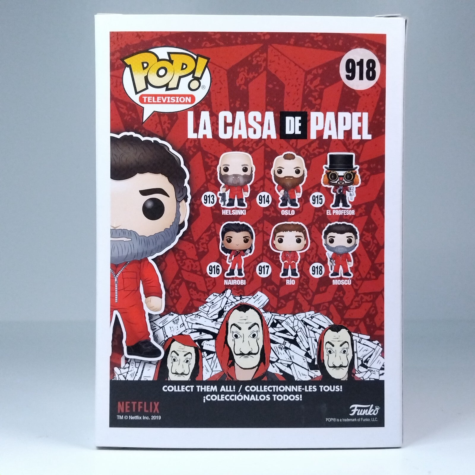 Funko Pop! TV La Casa De Papel Money Heist Moscu #918