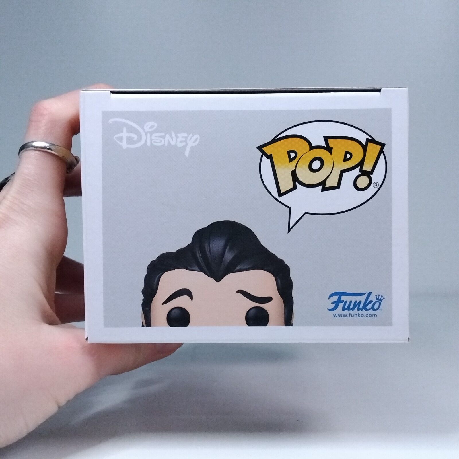 Funko Pop! Disney Beauty and the Beast Gaston Signed Luke Evans COA #1134 WS