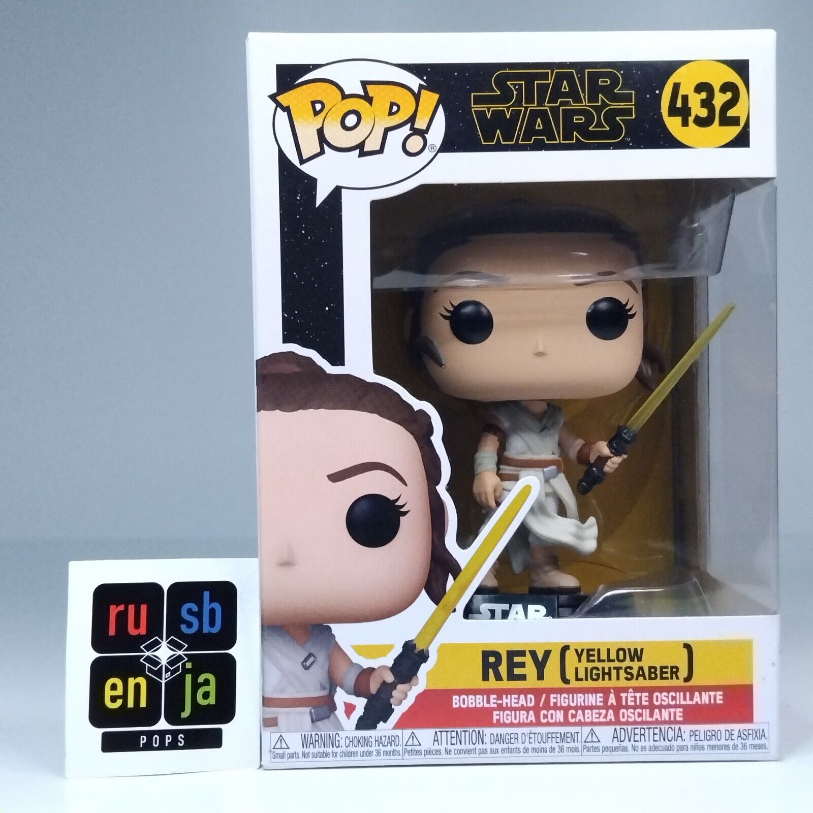 Funko Pop! Star Wars Rey Yellow Lightsaber #432