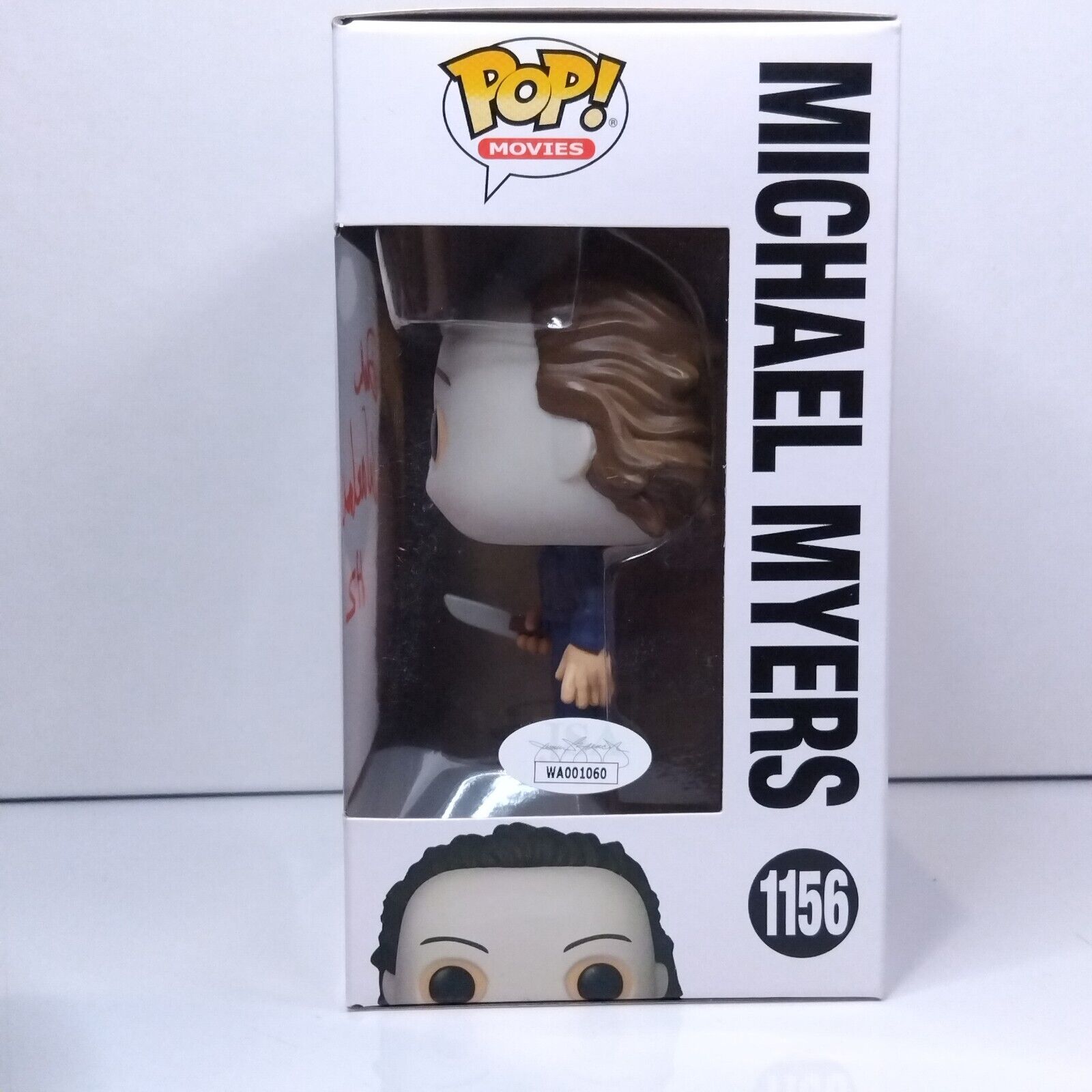 Funko Pop! Movies Horror Halloween Michael Myers Signed Dick Warlock COA #1156