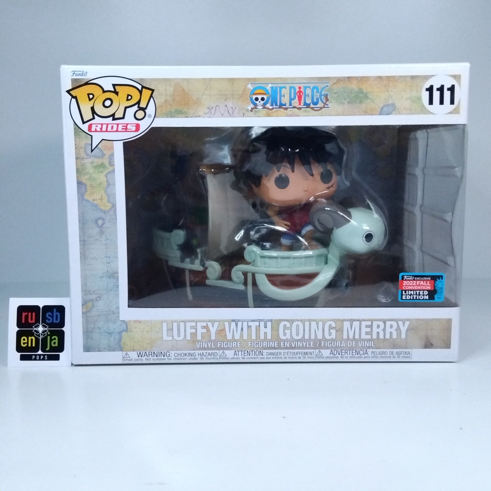 Funko Pop! Anime Rides One Piece Luffy with Going Merry Limited Edition #111