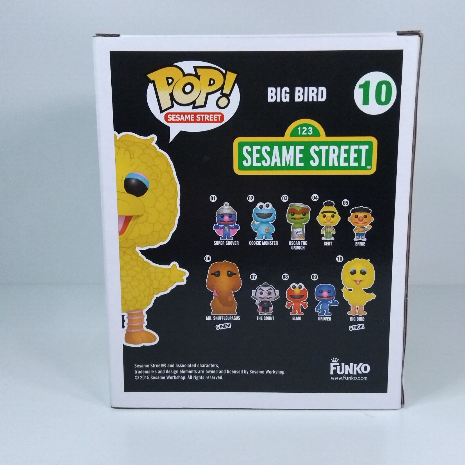 Funko Pop! Sesame Street Big Bird Flocked 6" Inch #10