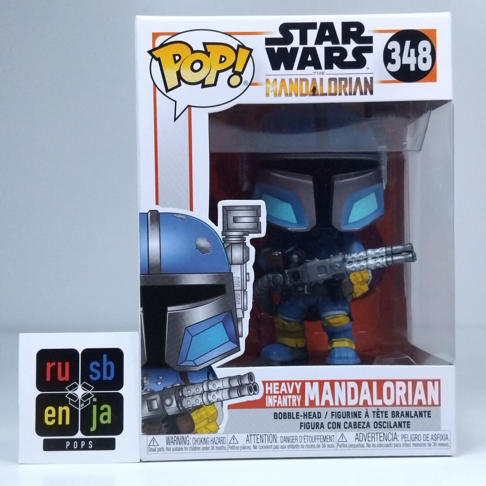 Funko Pop! Star Wars The Mandalorian Heavy Infantry Mandalorian #348