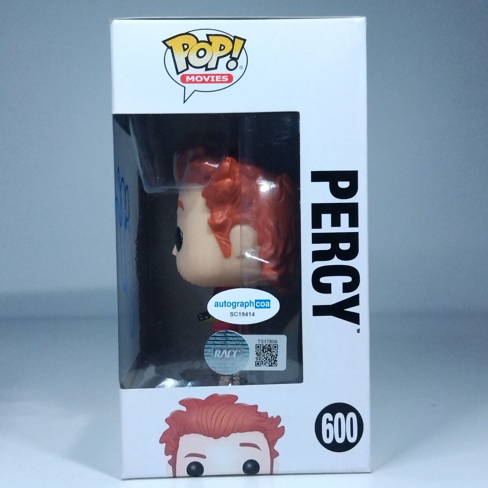 Funko Pop! Movies Small Foot Percy Signed James Corden ACOA #600 WS