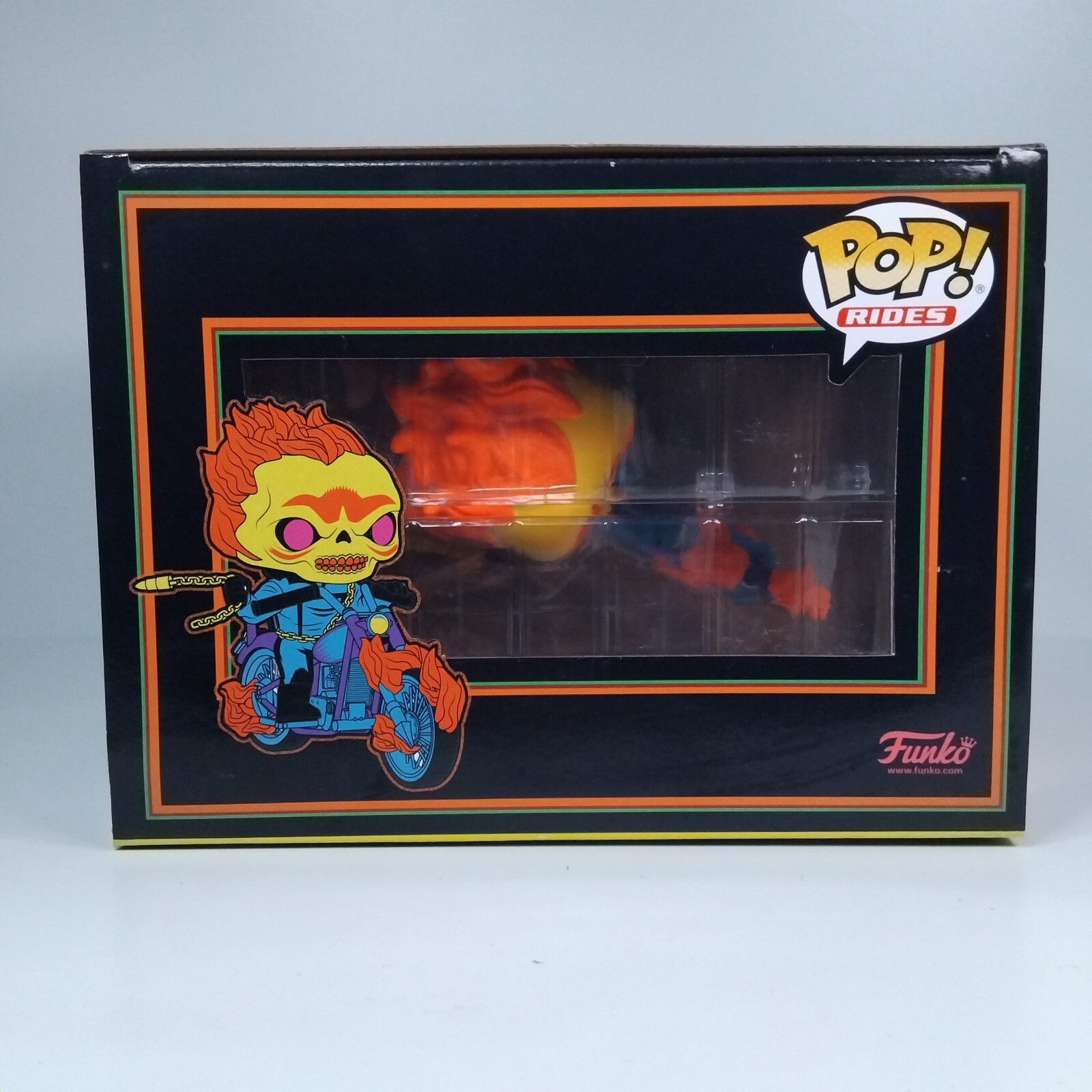 Funko Pop! Marvel Ride Blacklight Ghost Rider Exclusive #33