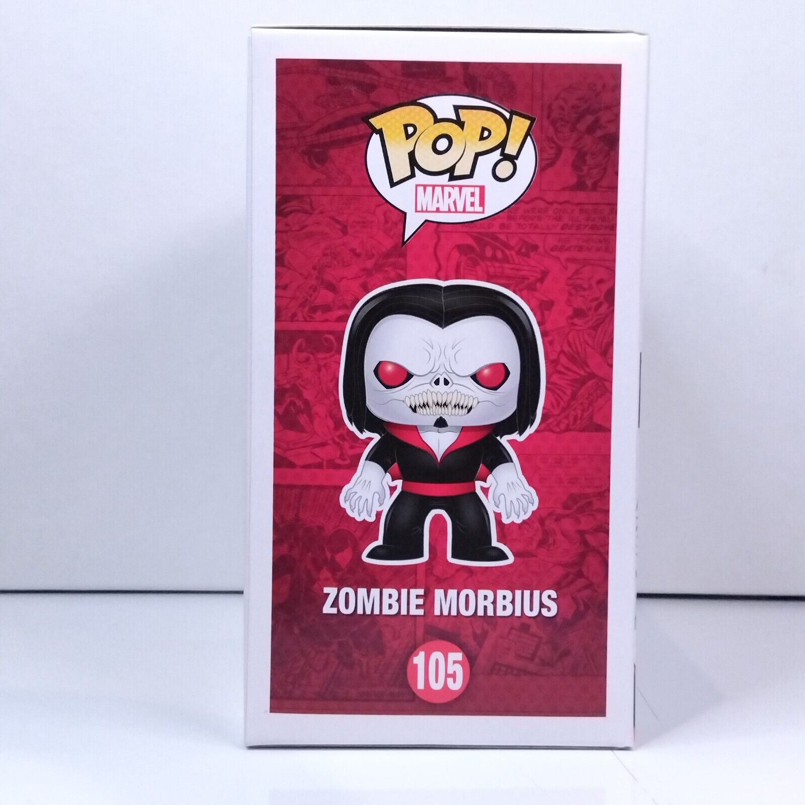 Funko Pop! Marvel Zombie Morbius Signed Jared Leto COA #105 WS