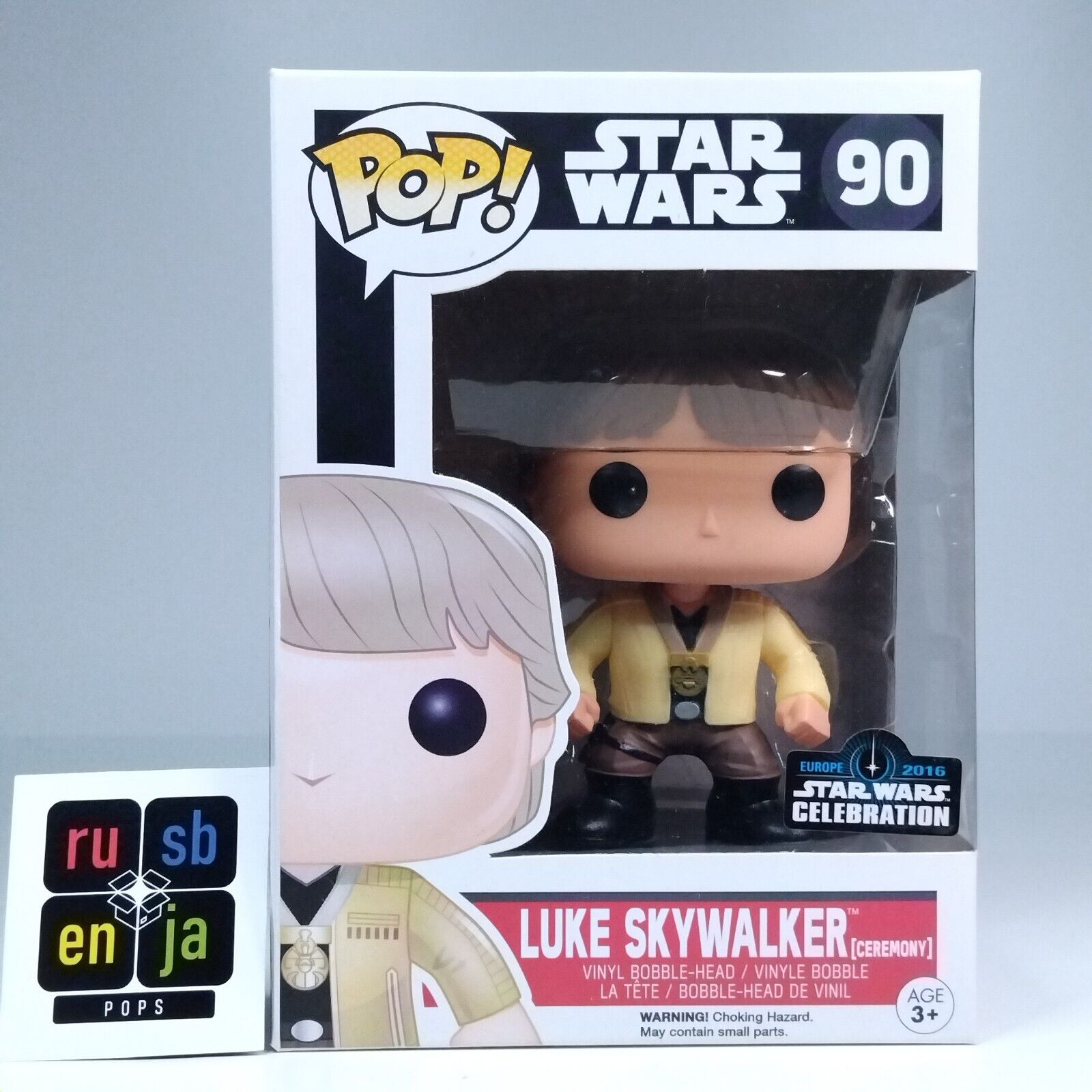 Funko Pop! Star Wars Luke Skywalker Ceremony Celebration Sticker #90