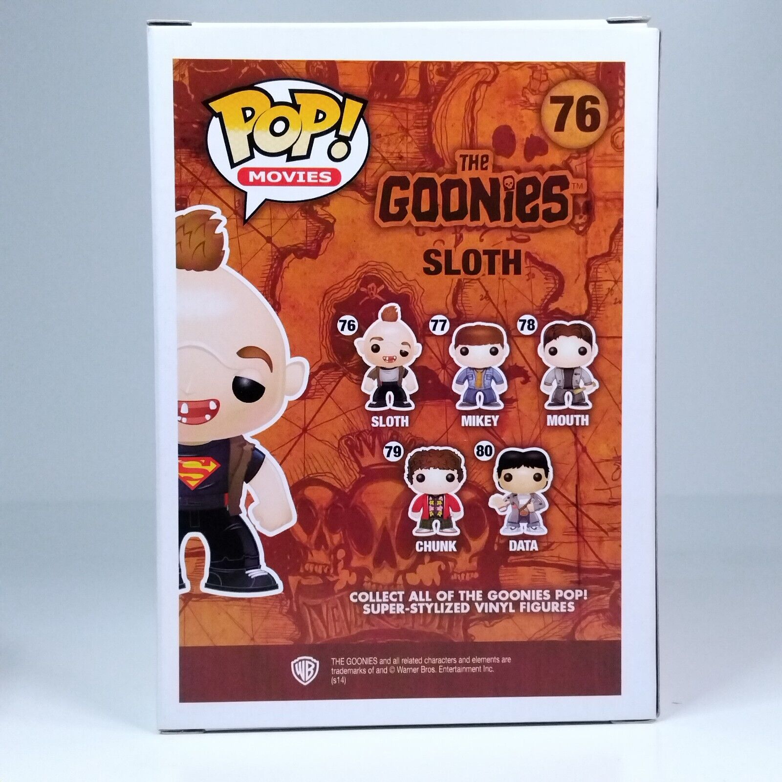 Funko Pop! Movies The Goonies Sloth Superman T-Shirt SDCC 2,500 Pcs #76