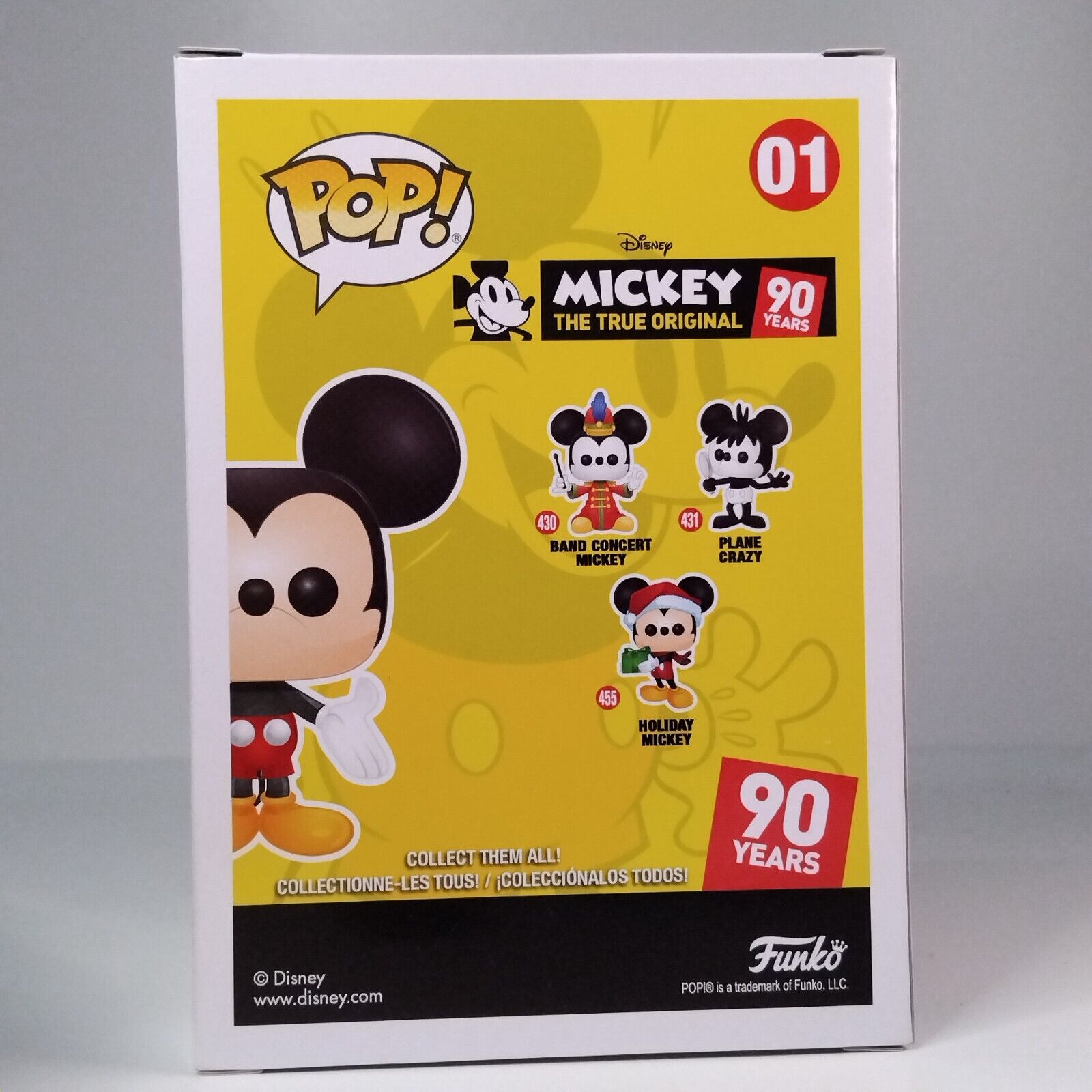 Funko Pop! Disney Mickey Mouse Yellow & Green Limited Edition #01