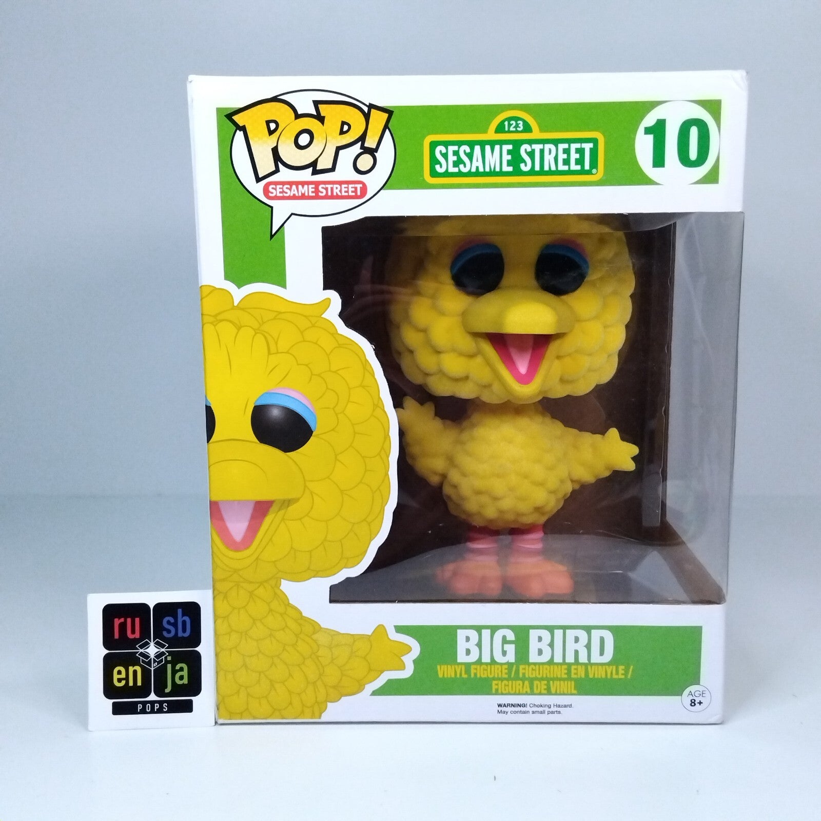 Funko Pop! TV Sesame Street 6" Inch Big Bird Flocked #10