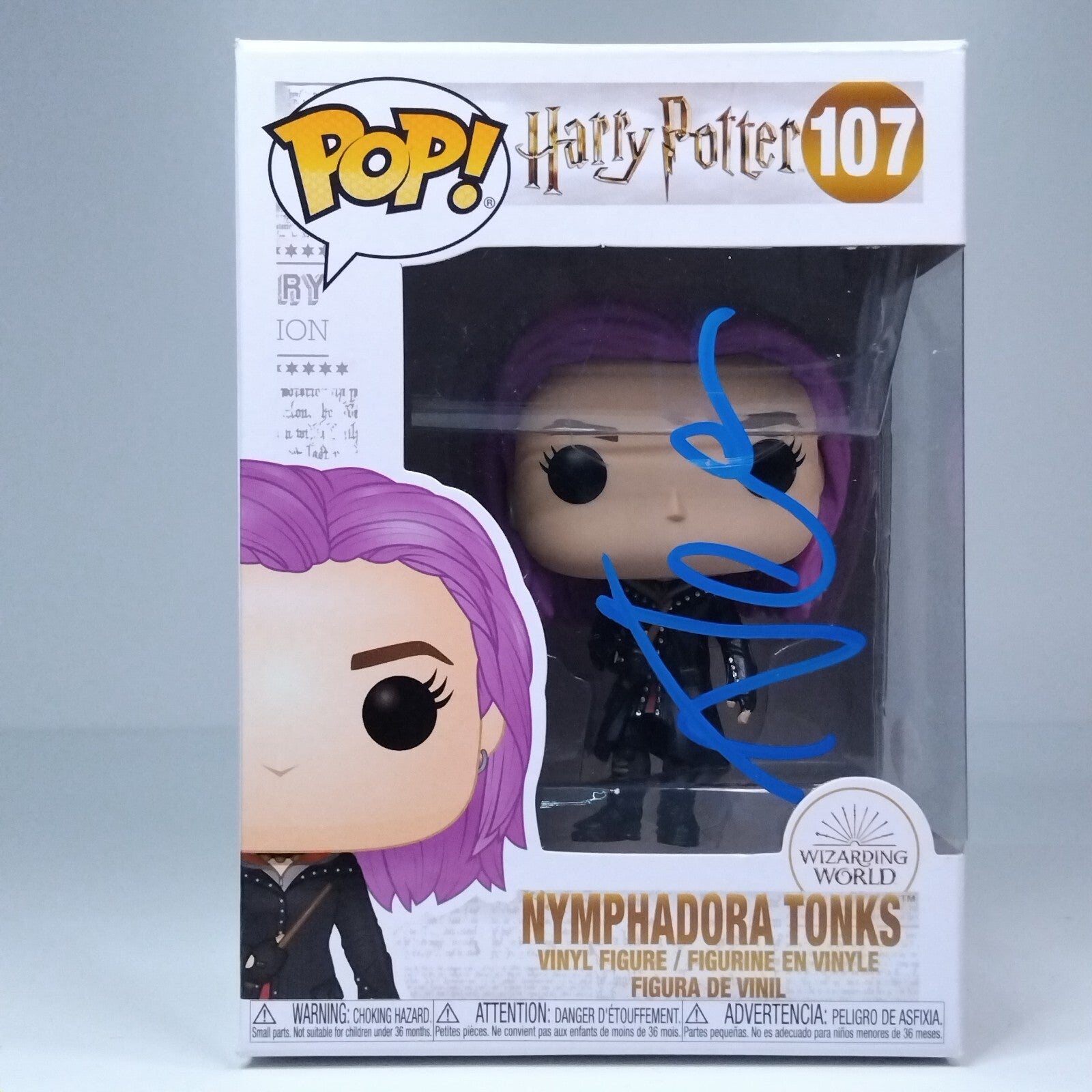 Funko Pop! Harry Potter Nymphadora Tonks Signed Natalia Tena COA #107 WS