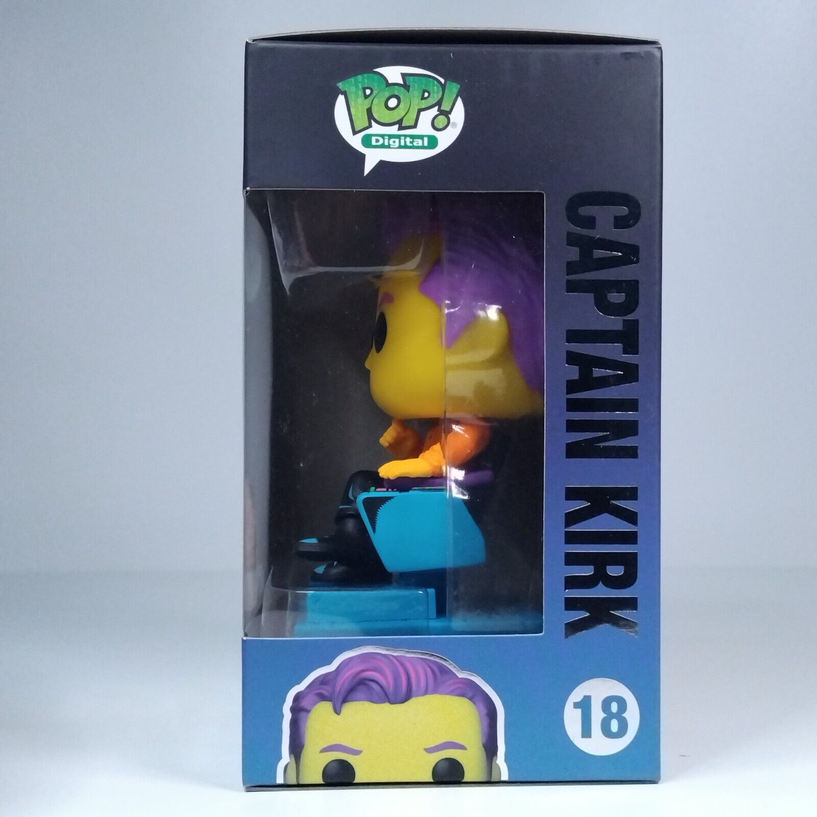 Funko Pop! Digital TV Star Trek Captain Kirk 1,967 Pcs #18