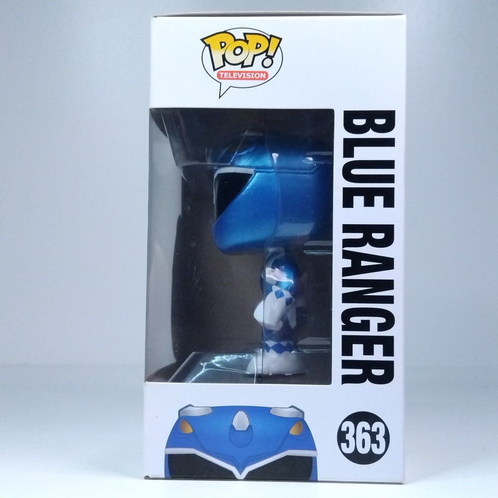 Funko Pop! TV Mighty Morphin Power Rangers Blue Ranger Metallic #363
