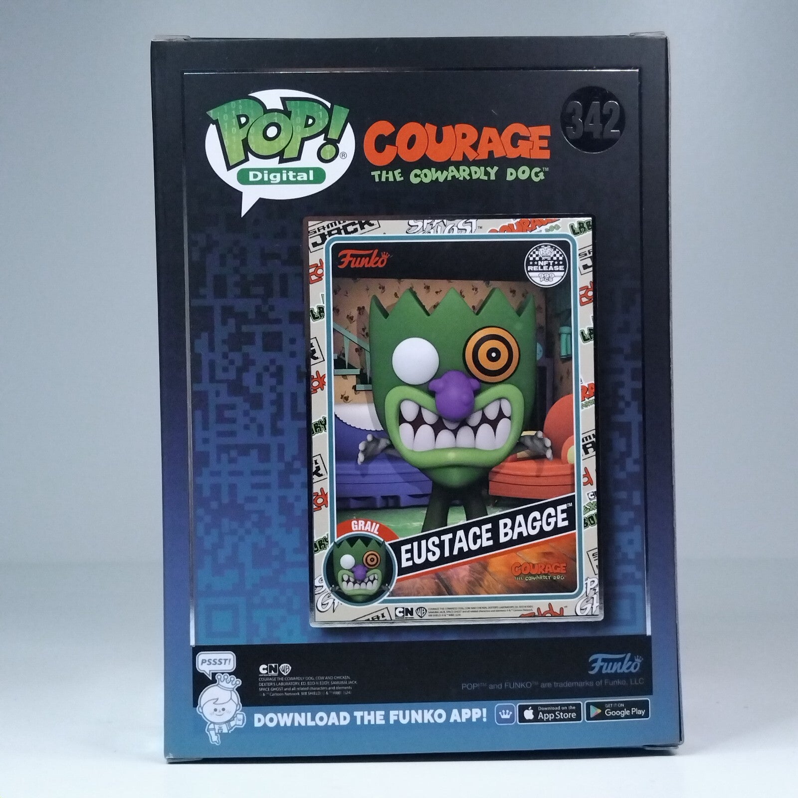 Funko Pop! Digital Animation Courage Cowardly Dog Eustace Bagge 999 Pcs #342