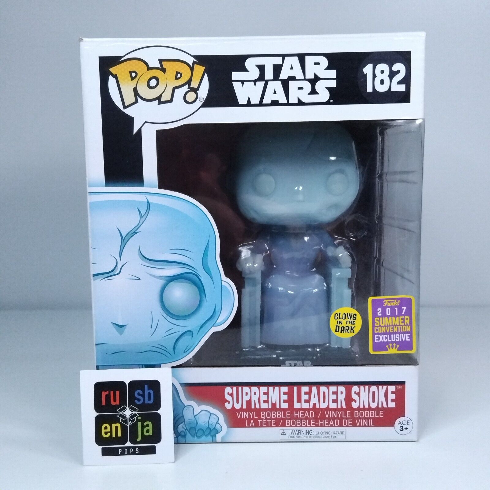 Funko Pop! Star Wars Supreme Leader Snoke Glows Exclusive #182