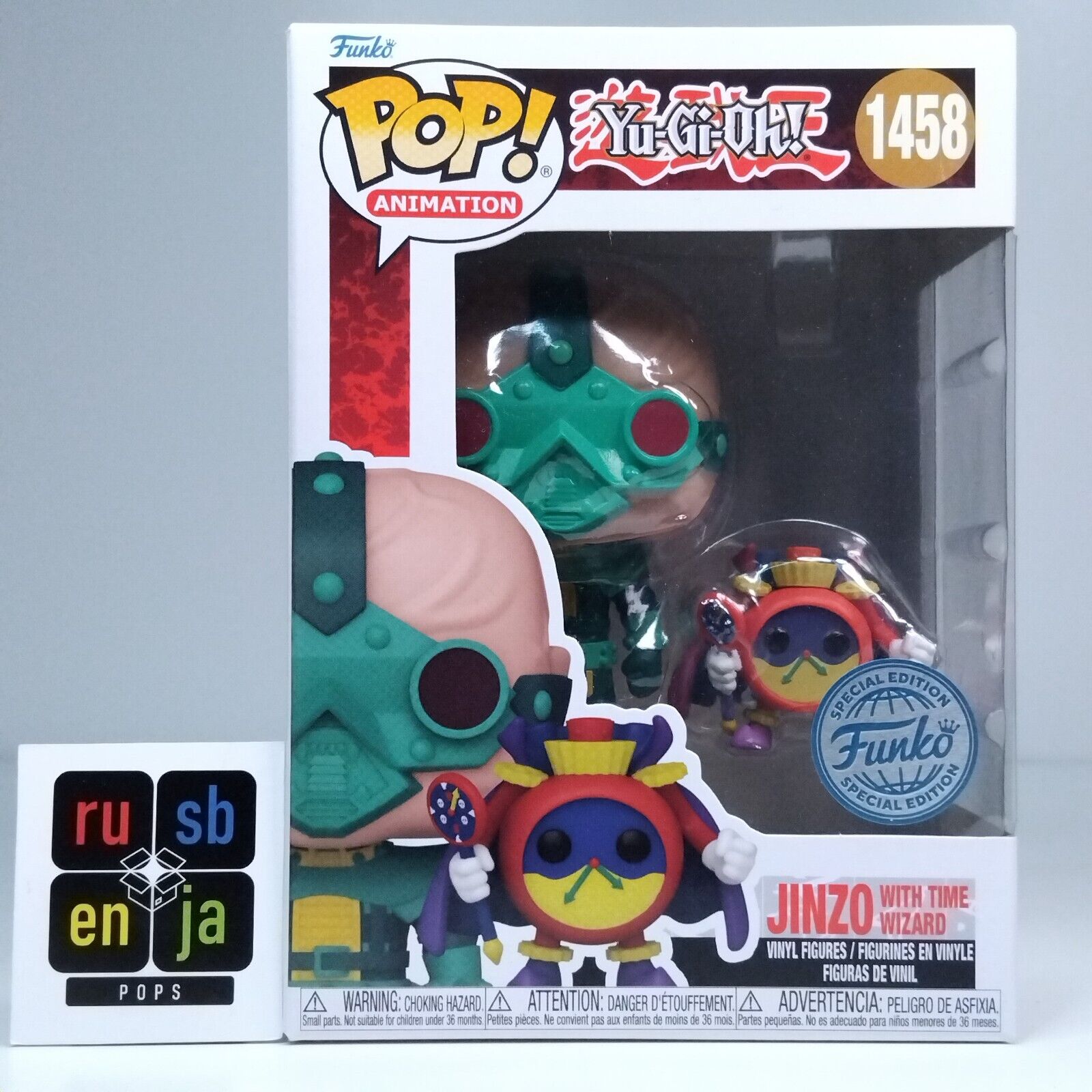Funko Pop! Anime Yu-Gi-Oh! Jinzo with Time Wizard #1458