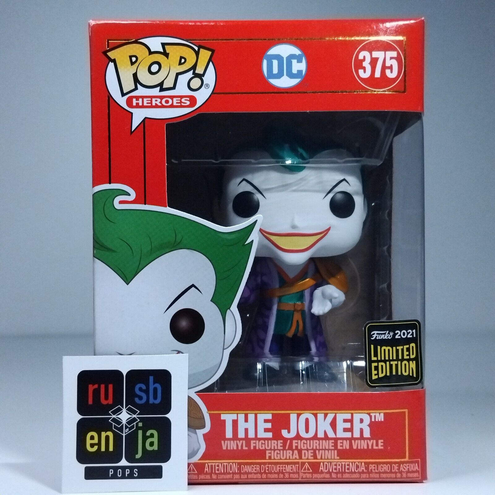 Funko Pop! DC Heroes Imperial Palace The Joker Metallic Limited Edition #375