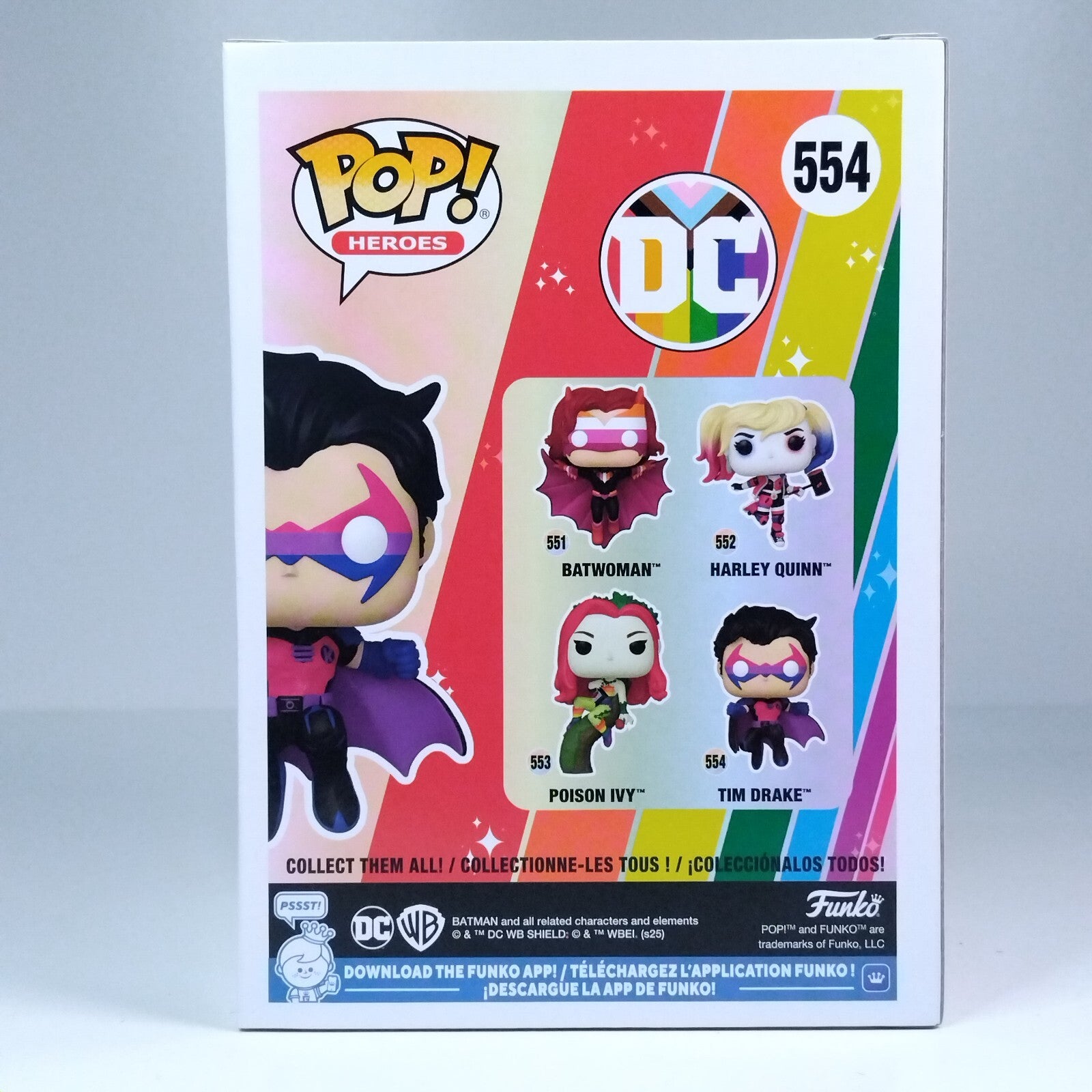 Funko Pop! DC Heroes Rainbow Pride Tim Drake #554