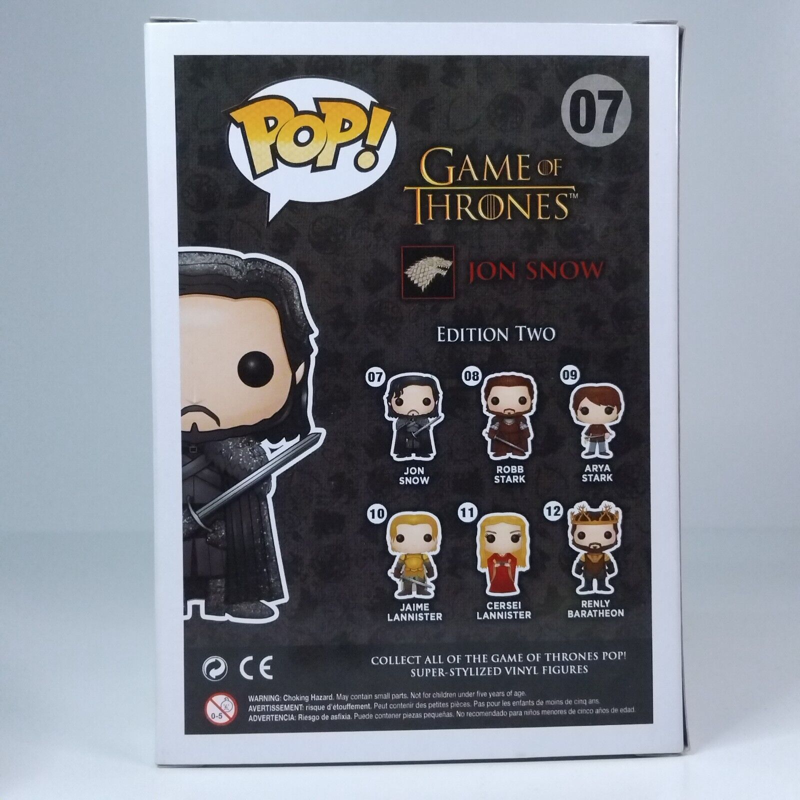 Funko Pop! TV Game of Thrones Jon Snow Beyond the Wall Exclusive #07