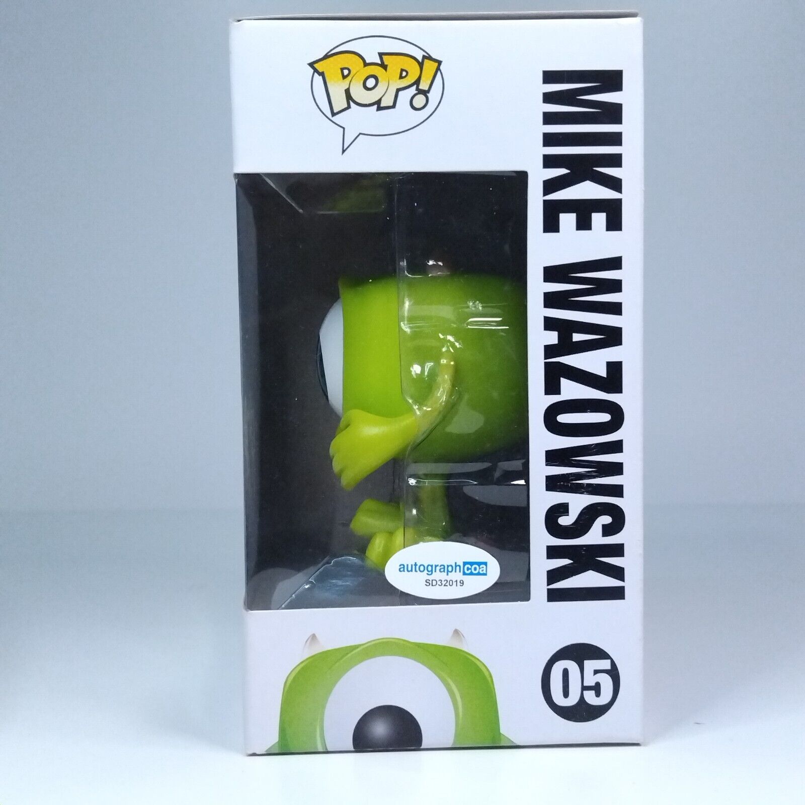 Funko Pop! Disney Monsters Inc Mike Wazowski Signed Billy Crystal #COA #05 WS