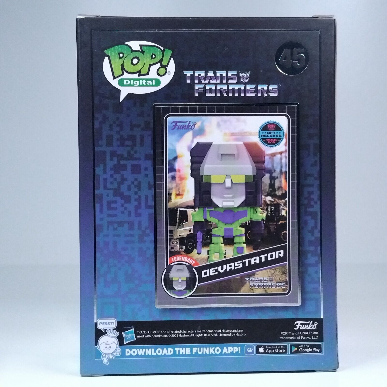 Funko Pop! Digital Retro Toys Transformers Devastator 1,550 Pcs #45