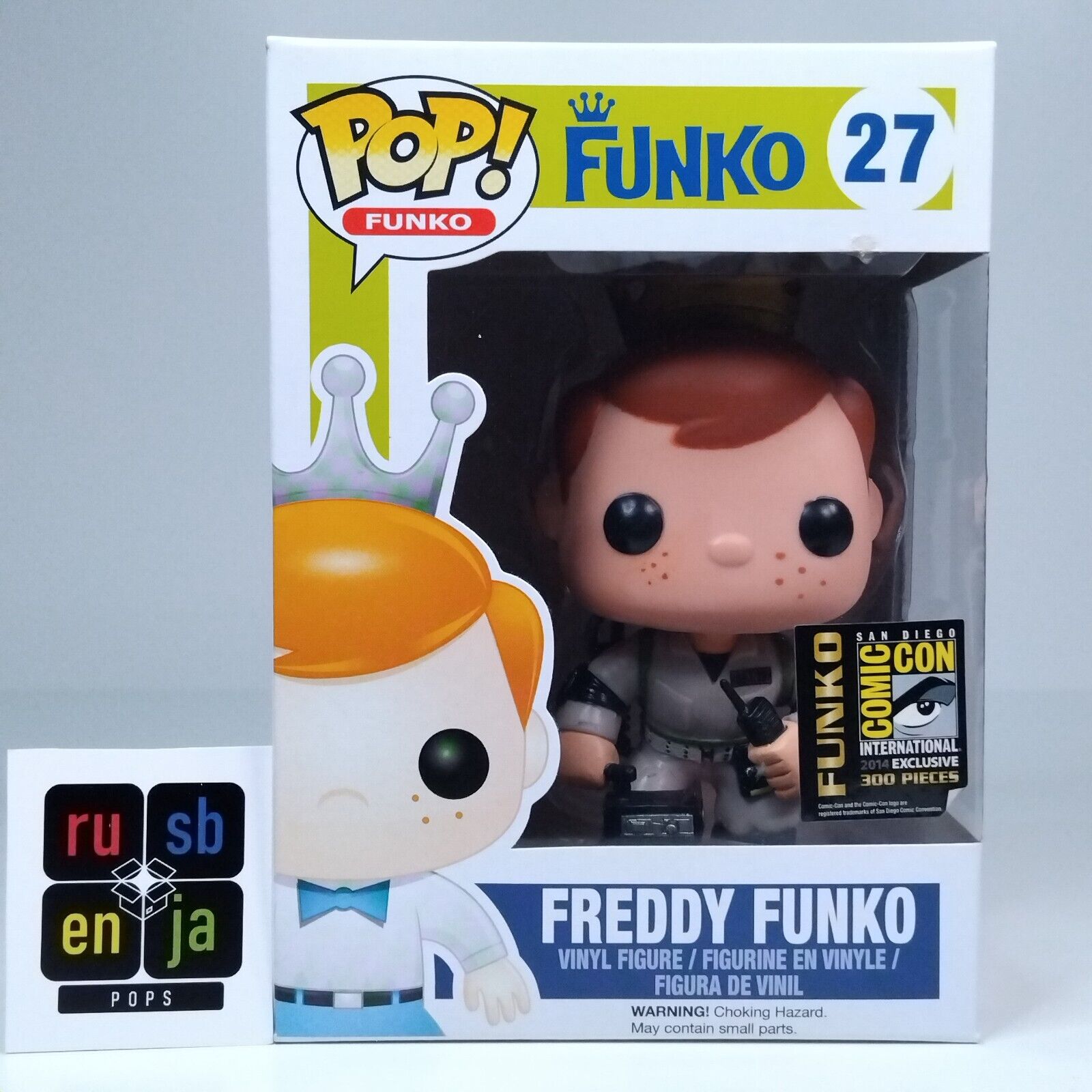 Funko Pop! Movies Ghostbusters Freddy Funko as Ray Stantz SDCC 300 Pcs #27