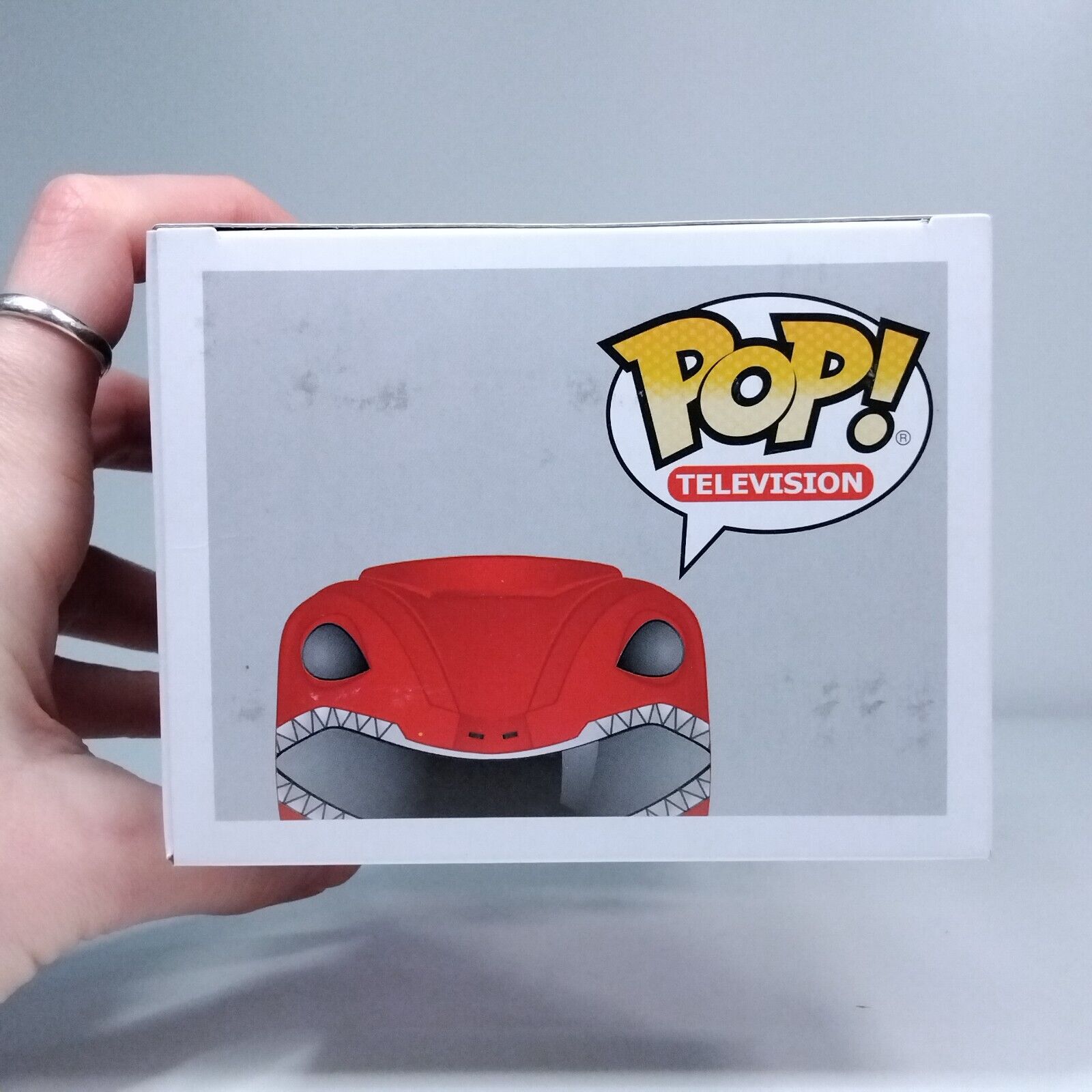 Funko Pop! TV Power Rangers Red Ranger Signed Austin St. John 7BAP COA #412