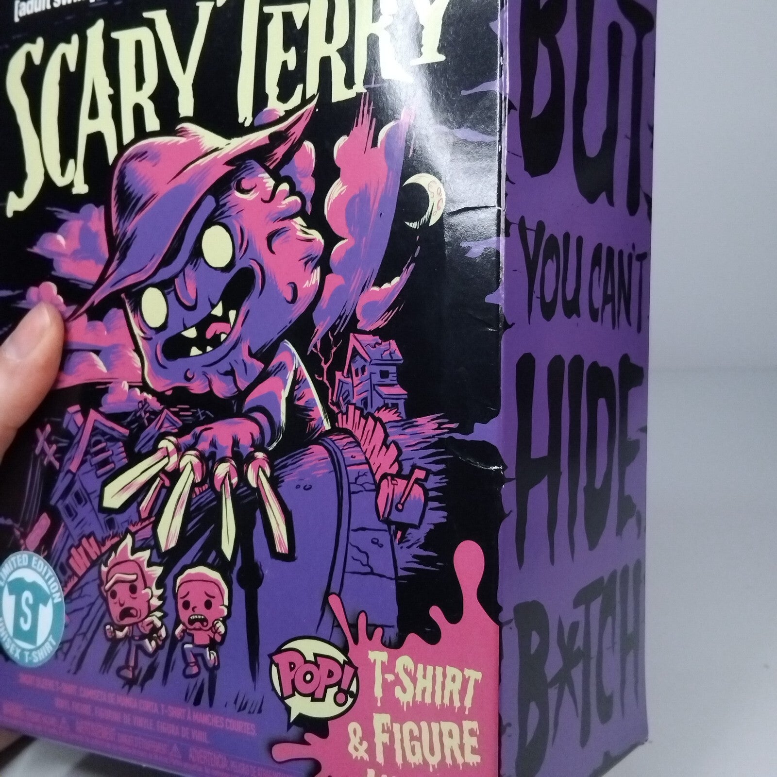 Funko Pop! Animation Rick and Morty - Small T-Shirt Scary Terry Blacklight #300