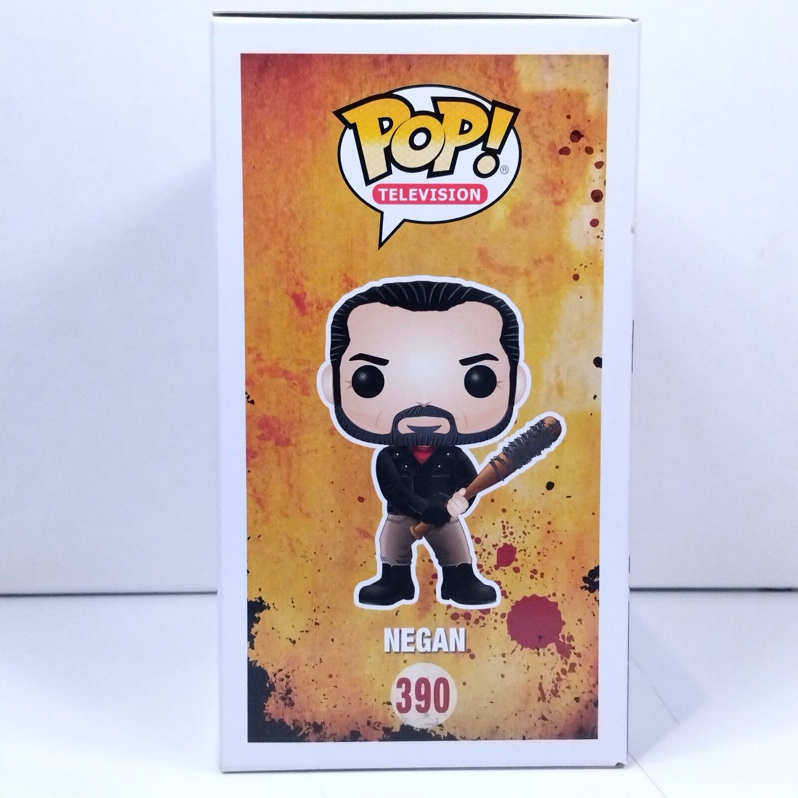 Funko Pop! TV The Walking Dead Negan Signed Jeffrey Dean Morgan COA #390 WS