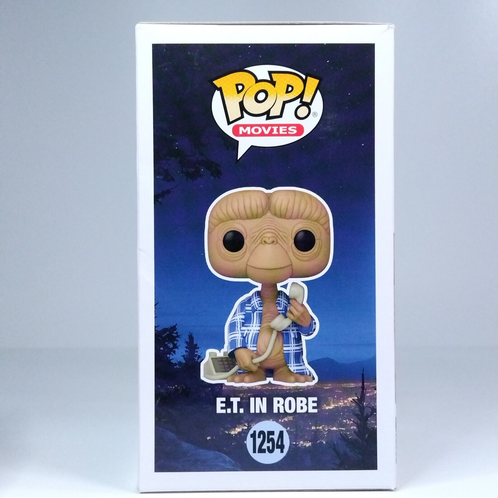 Funko Pop! Movies ET in Robe Signed Matthew De Meritt 7BAP COA #1254 BOX DAMAGE