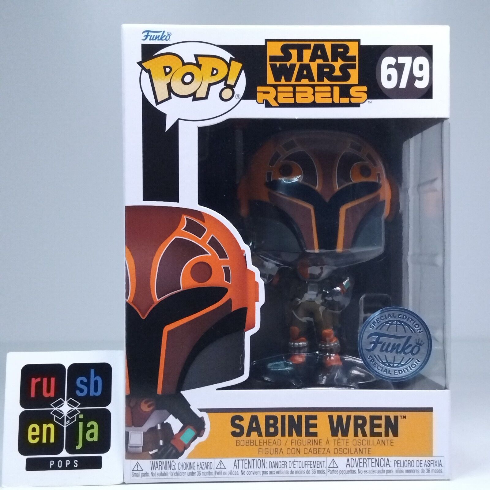 Funko Pop! Star Wars Rebels Sabine Wren Special Edition #679