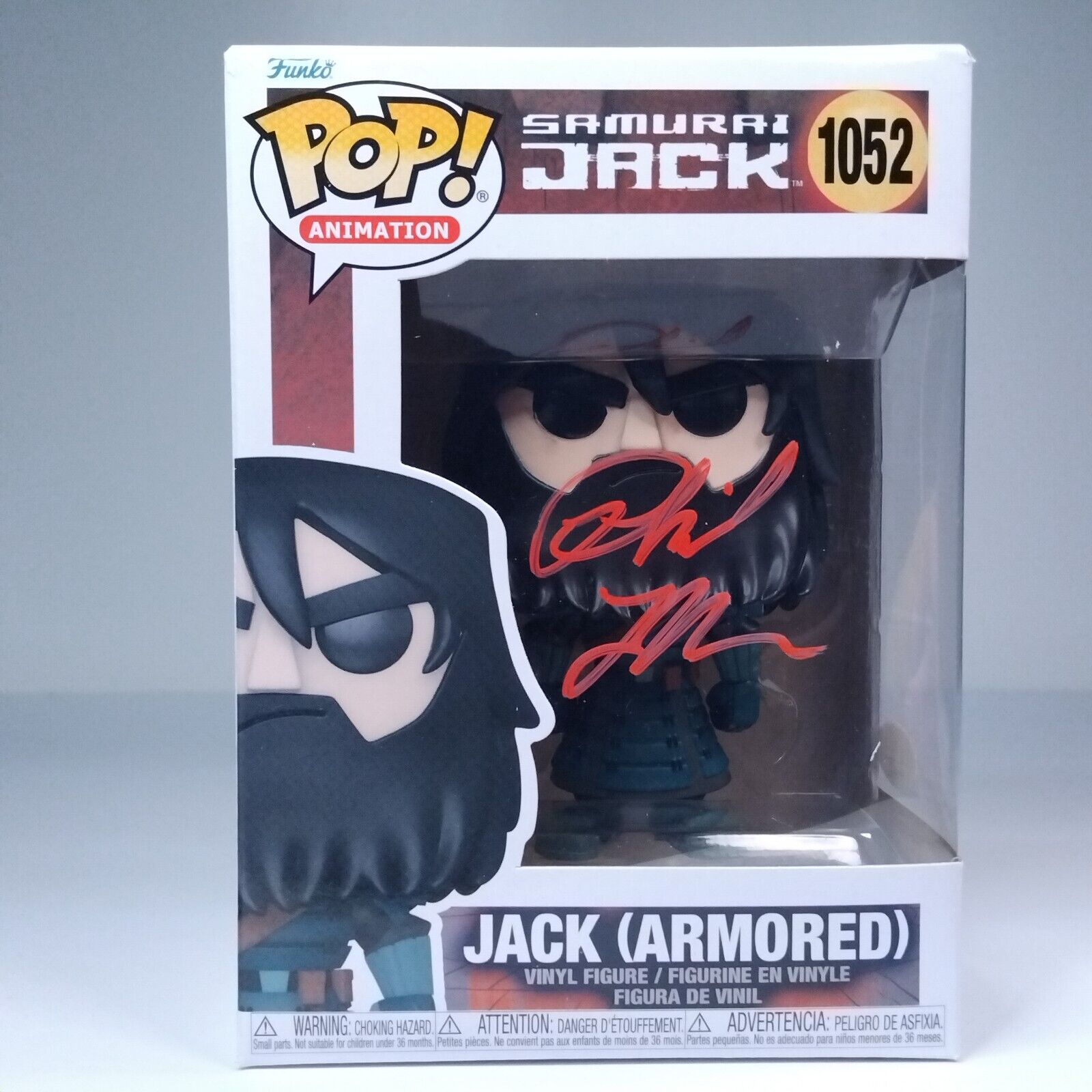 Funko Pop! Anime Samurai Jack Armored Signed Phil La Marr COA #1052