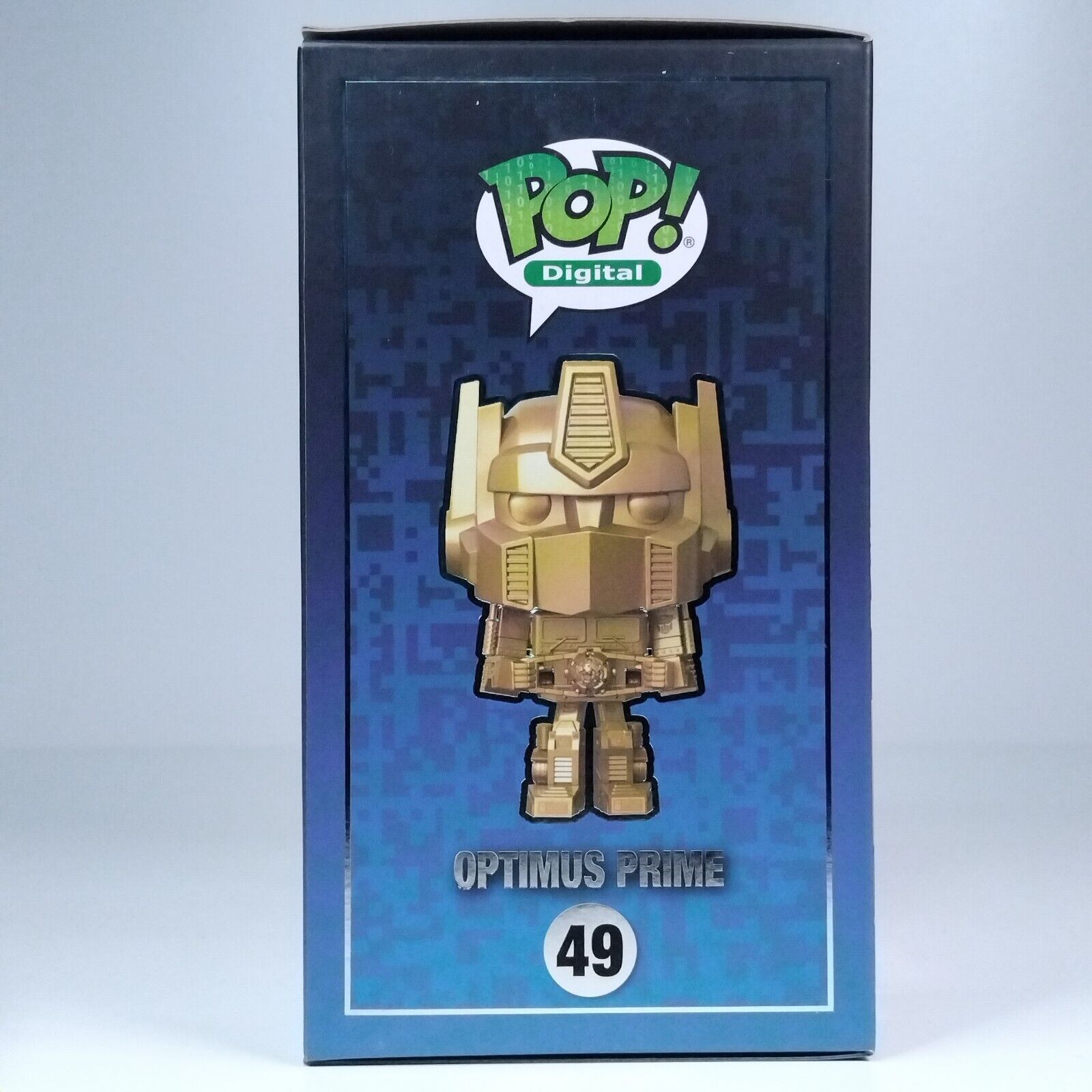 Funko Pop! Digital Retro Toys Transformers Gold Optimus Prime 999 Pcs #49