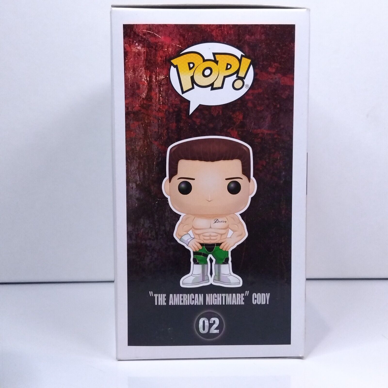 Funko Pop! New Japan Wrestling American Nightmare Cody Rhodes Signed COA #02 WS