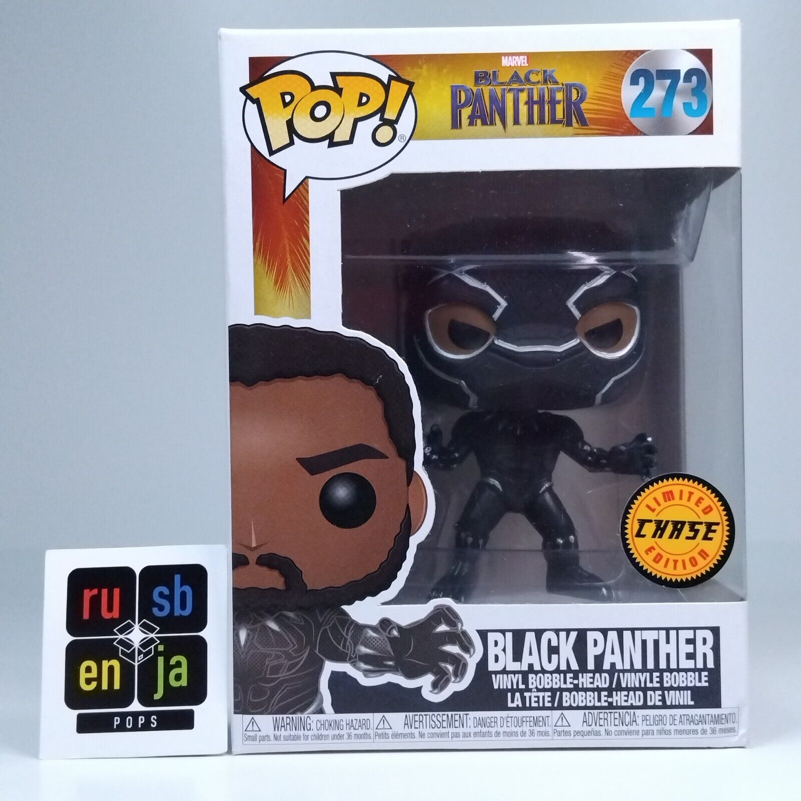 Funko Pop! Marvel Black Panther Masked Chase Edition #273