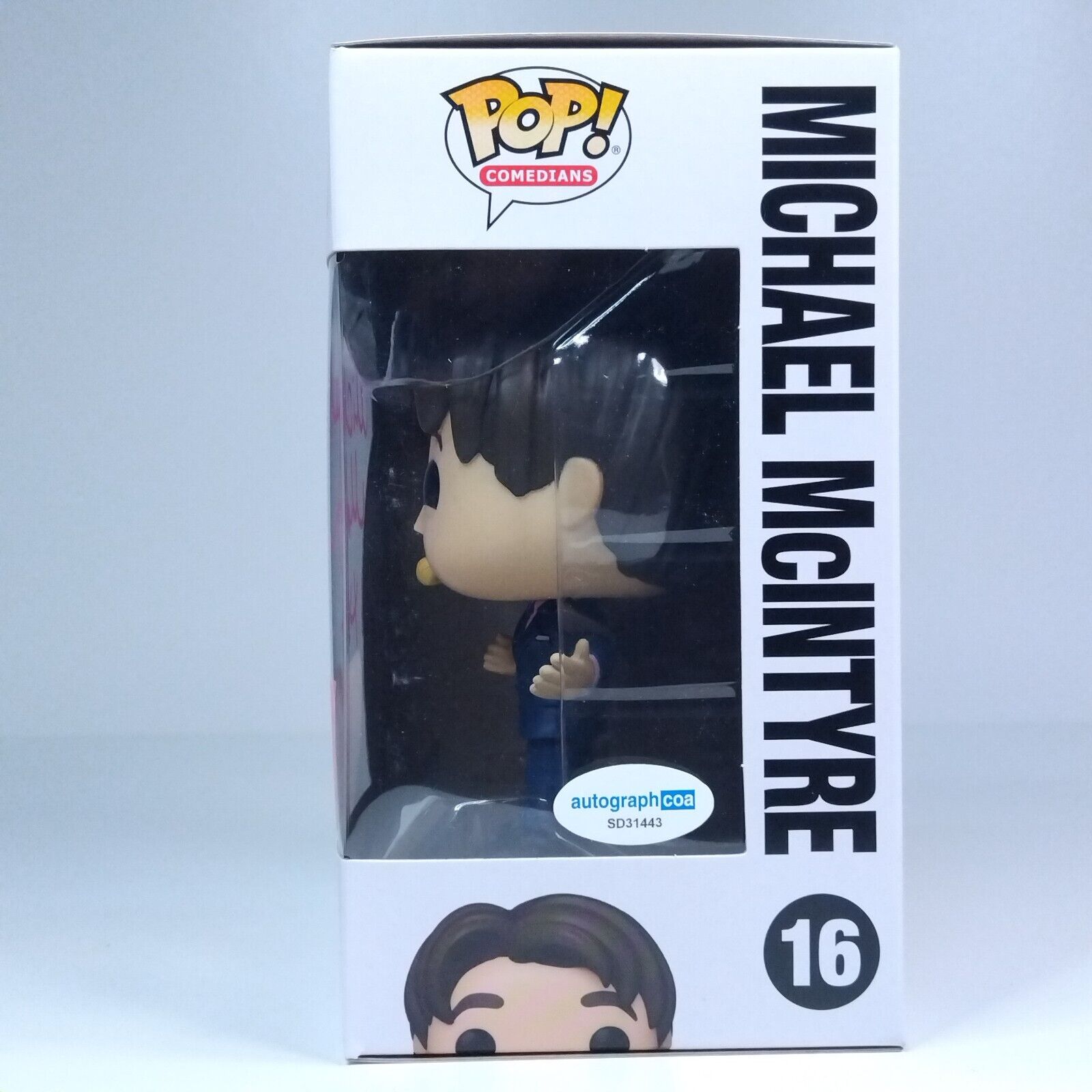 Funko Pop! Comedians Michael McIntyre Signed COA #16