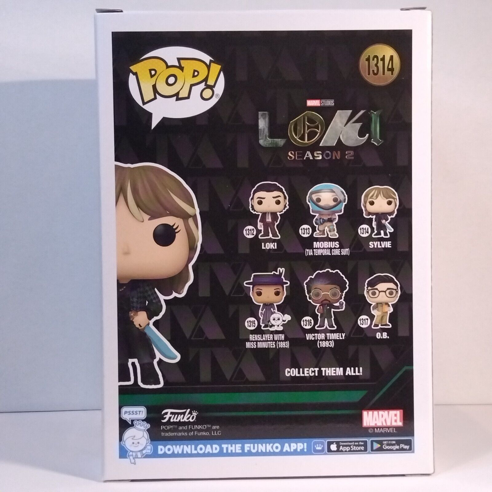 Funko Pop! Marvel Loki Sylvie Signed Sophia Di Martino COA #1314 WS