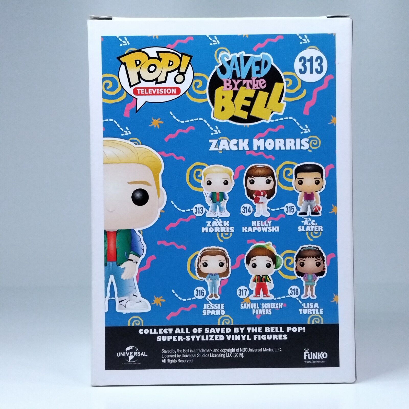 Funko Pop! TV Saved By the Bell Zack Morris Signed Mark-Paul Gosselaar COA #313