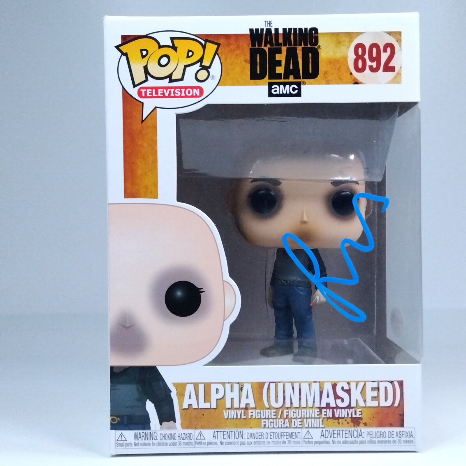 Funko Pop! TV The Walking Dead TWD Alpha Signed Samantha Morton COA #892 WS