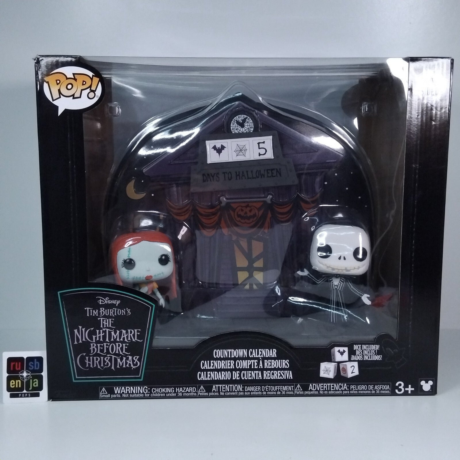 Funko Pop! Disney NBC Nightmare Before Christmas Double Sided Countdown Calendar