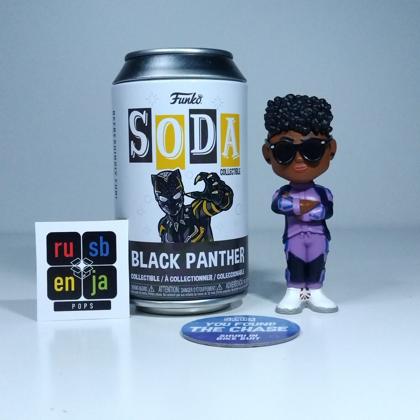 Funko Soda Black Panther Shuri in Bike Suit Chase