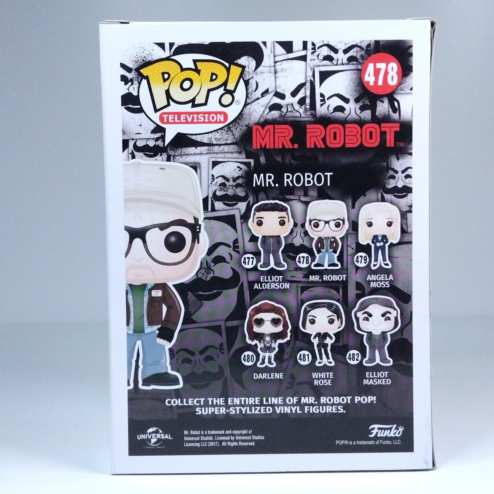 Funko Pop! TV Mr. Robot Signed Christian Slater COA #478 WS