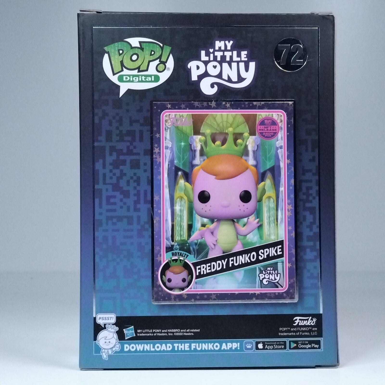 Funko Pop! Digital My Little Pony MLP Freddy Funko as Spike 2400 Pc #72
