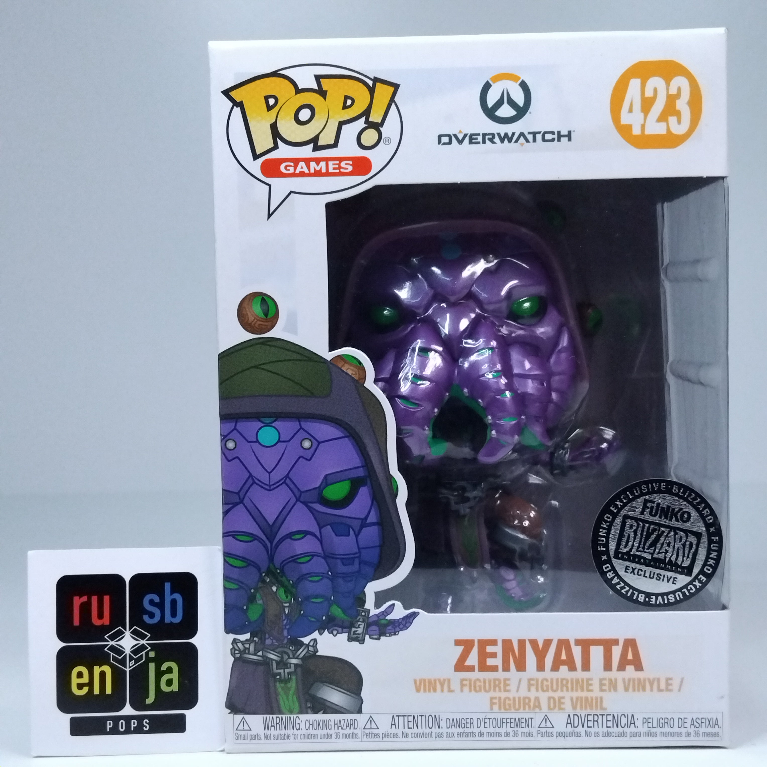 Funko Pop! Games Overwatch Zenyatta Blizzard Exclusive #423